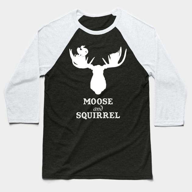 Supernatural Moose Baseball T-Shirt by OutlineArt